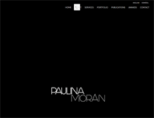 Tablet Screenshot of paulinamoran.com